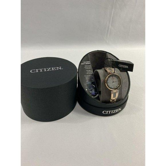 NWT -Citizen Eco-Drive Axiom Stainless Steel Ladie